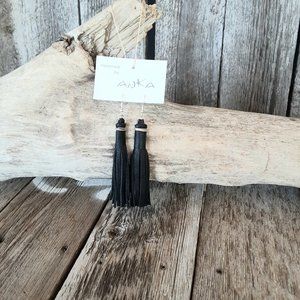 Handmade Fringe Leather Earrings